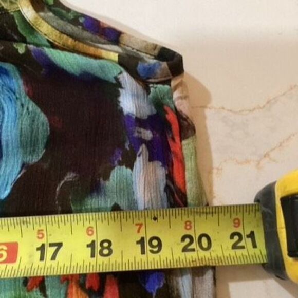 Soft Surroundings Rosalie Tiered Maxi Dress Sz M Floral GORGEOUS - Picture 8 of 8